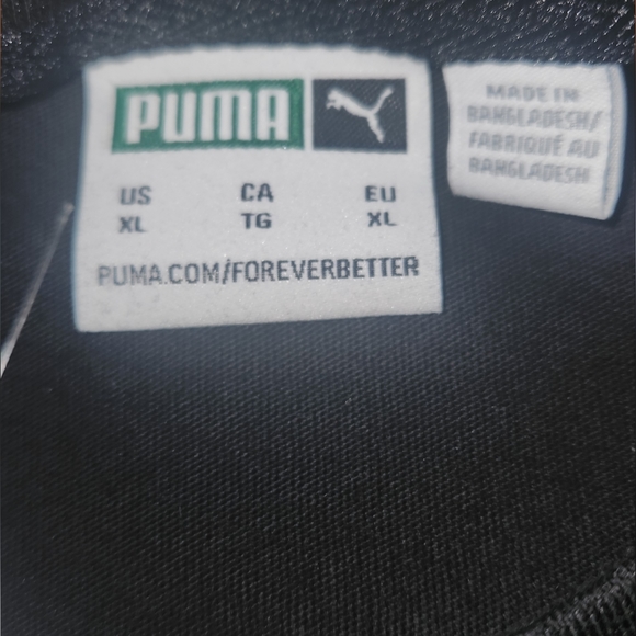 NWT Classic Puma Tee XL BLACK - Picture 3 of 4